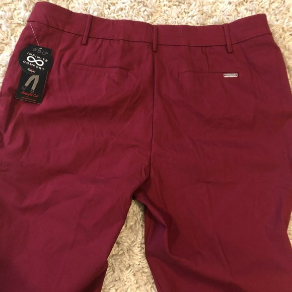 NWT Rekucci Curvy Woman Straight Cut Pants Plus Sz W24 Tummy Control Comfort - Picture 4 of 6